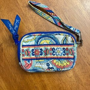 Vera Bradley Marina Paisley Small Wristlet - image 1